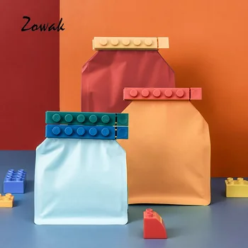 

4pcs/set Sealing Clips for Food Bag Clips Kitchen Storage Food Snack Seal Clamp Food Bag Clips Kitchen Tool Home Food Close Clip