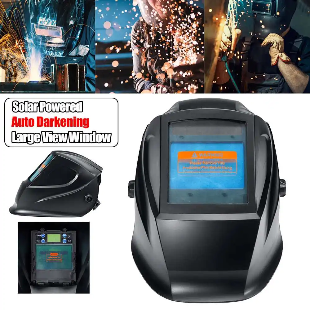 

Big View Eara 4 Arc Sensor DIN5-DIN13 Solar Auto Darkening Welding Helmet Welders Welding Face Mask Lens/Goggles
