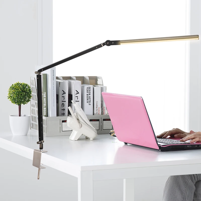 Lâmpada de piano led braço oscilante lâmpada