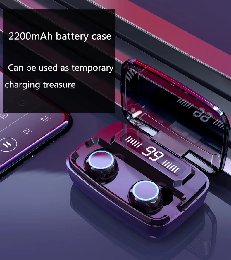 Новый M11 Bluetooth гарнитура с Аккумуляторы для микрофона Дисплей Беспроводной