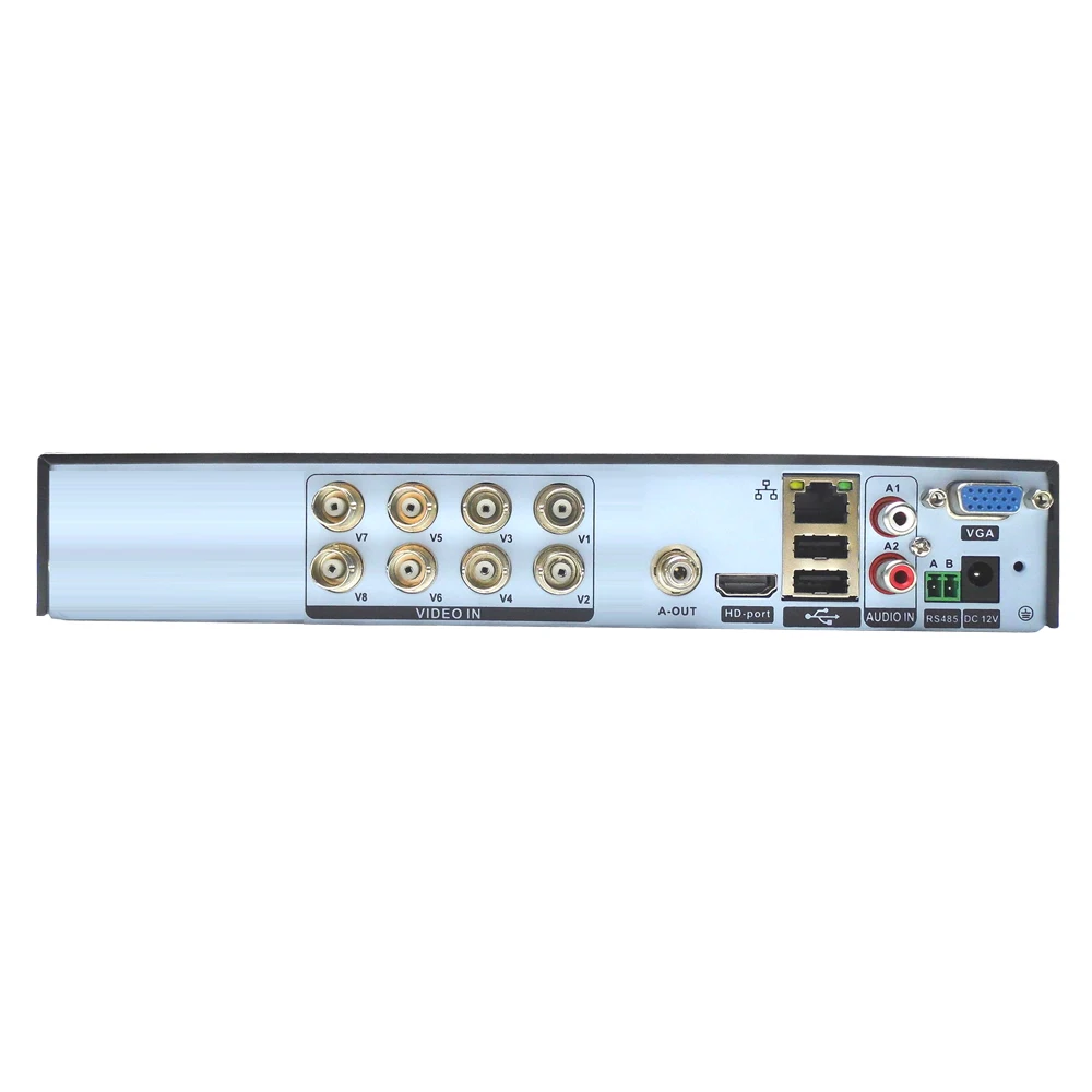 JIENUO AHD DVR 8CH CCTV HD рекордер 5 м 1080N 720P видео наблюдение безопасность Гибридный рекордер для IPCam аналоговый AHD CVI TVI
