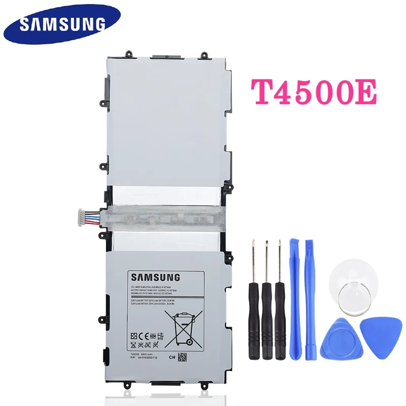 Оригинальный запасной аккумулятор SAMSUNG T4500E для Samsung GALAXY Tab3 P5210 P5200 P5220 аутентичный