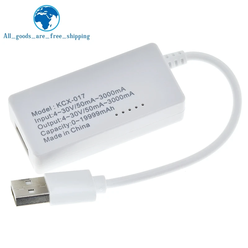 Фото Тестер заряда аккумулятора TZT с ЖК-дисплеем, Micro USB, 2 а/1 А №5