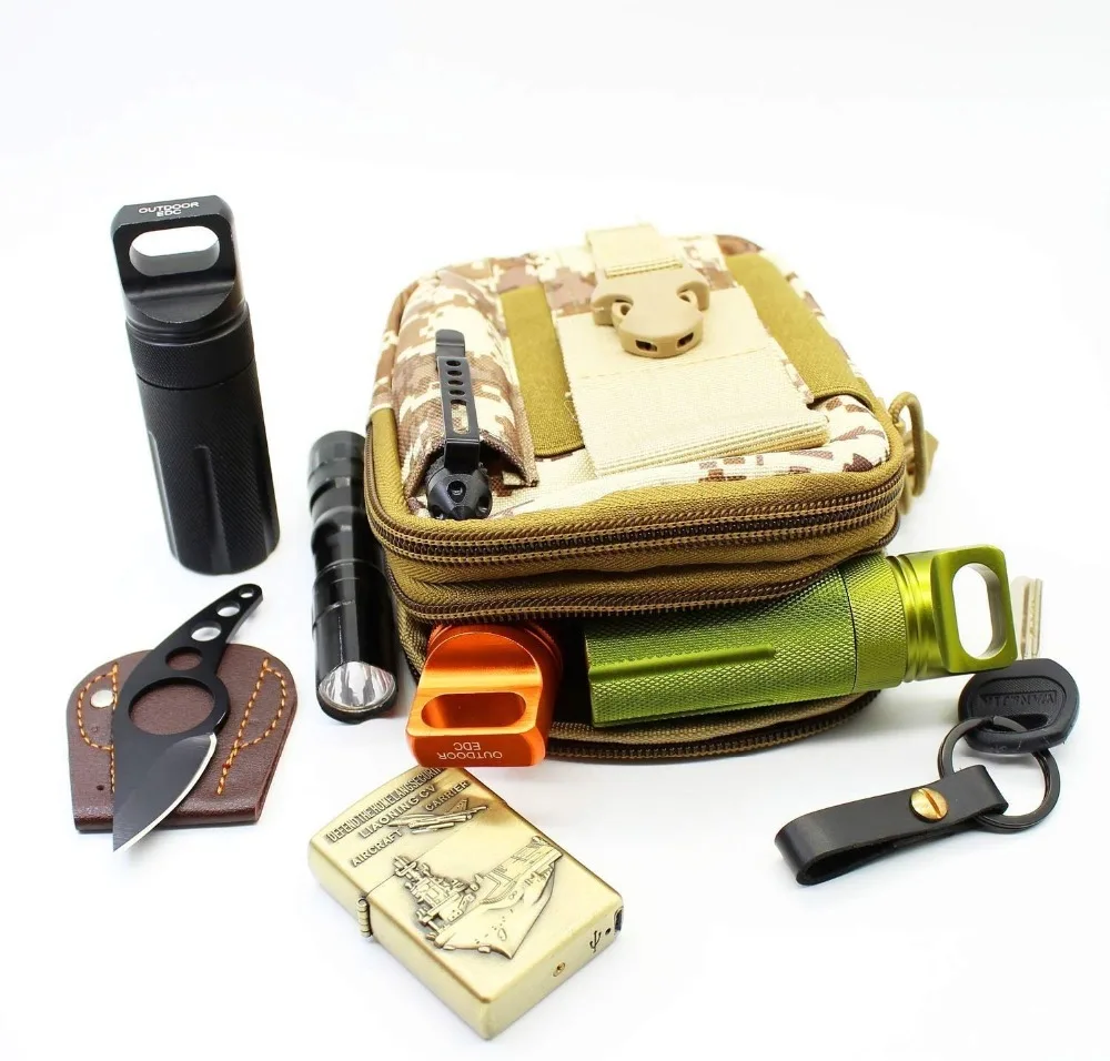 Outdoor CNC Waterproof Emergency First Aid Kits Safety Survival Pill Bottle Aluminium Camping EDC Tank Box for Cigarettes case (7)