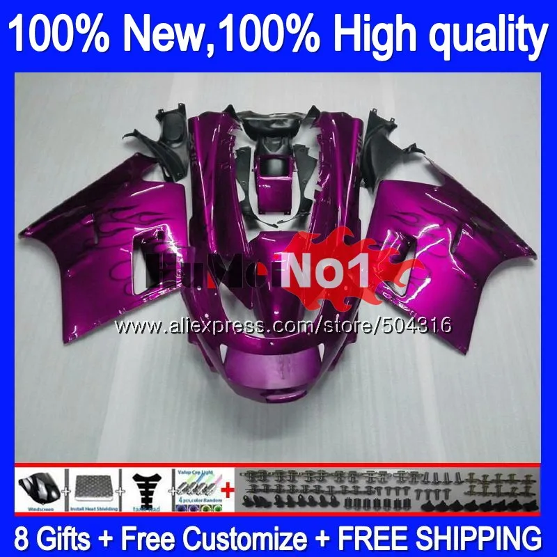 ZX-11R для KAWASAKI ZZR 1100 ZZR-1100 ZX11R 90 91 92 93 Rose &amp пламя 54MC. 116 ZX-11 ZZR1100 ZX11 R ZX 11R 1990 1991 1992