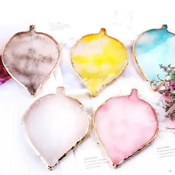 

BLUELANS Leaf Heart Square Jewelry Necklace Earring Display Plate Tray Holder Palette nail polish organizer jewelrygift box lot