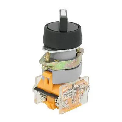 AC 660V 10A 1NO 1NC DPST 2 Позиции поворотный переключатель кнопка с фиксацией переключатель
