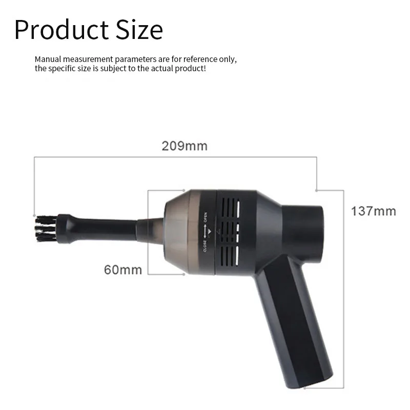 Портативный Мини Портативный USB пылесос для клавиатуры щетка для ноутбука Настольный ПК Инструменты для очистки компьютера