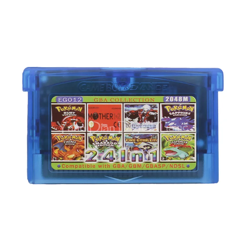24 В 1 картридж для игровой консоли Nintendo GBA|Запасные части| |
