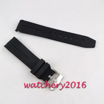 

20MM Rubber Watch Band Strap pin Buckle fit 40mm mens watch