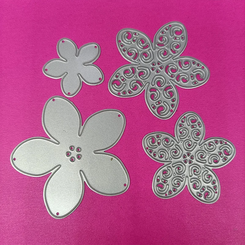 3D Rose Flower Cut Dies For Card Making Metal Cutting Dies DIY Craft