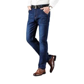 

Playboy fashion High Quality New Men's Jeans Straight Slim Stretch Loose Pants