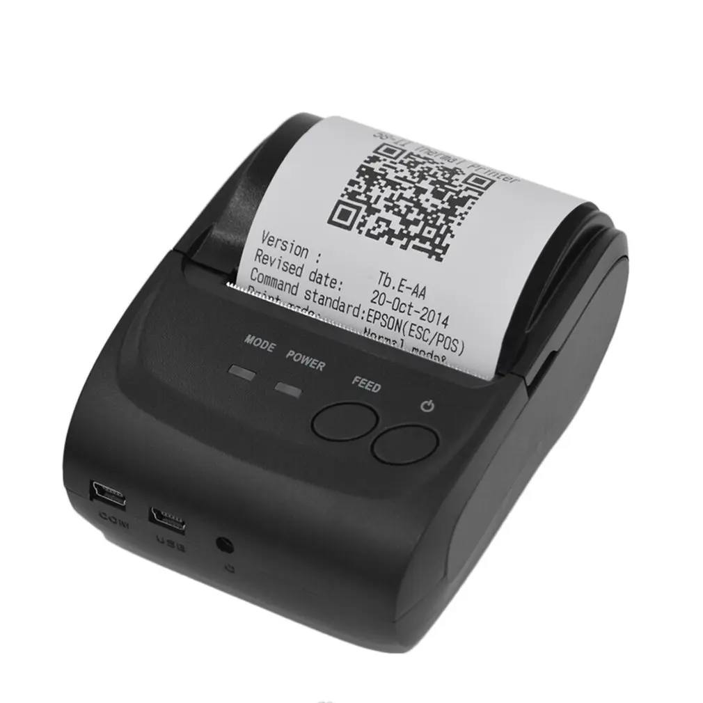 

POS-5582 DD Portable Mini Printer 58mm Bluetooth 4.0 Android Cash Register POS Receipt Printers Ticket Thermal Printer