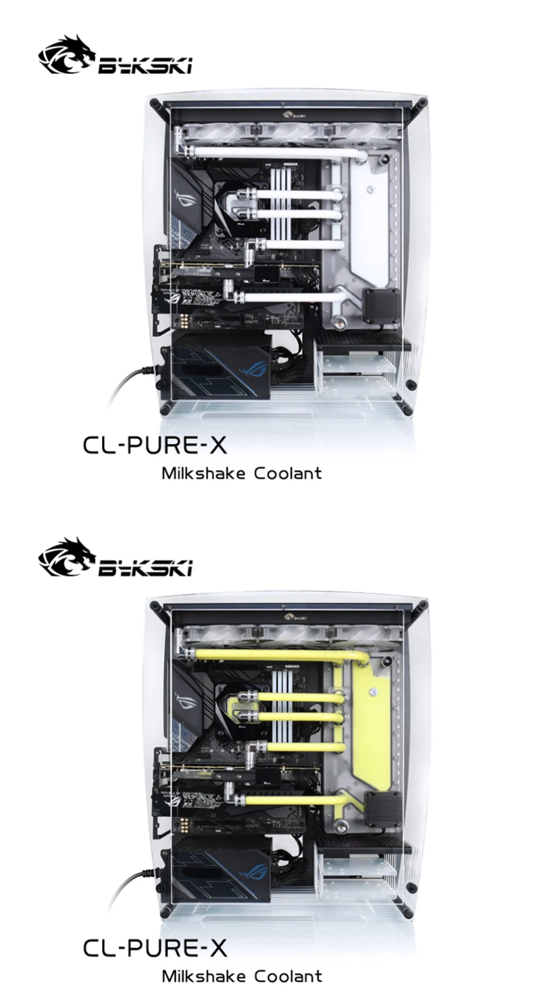 System, Computer Coolant, Milkshake, Blue, Green, Yellow, CL-PURE-X, 500ml