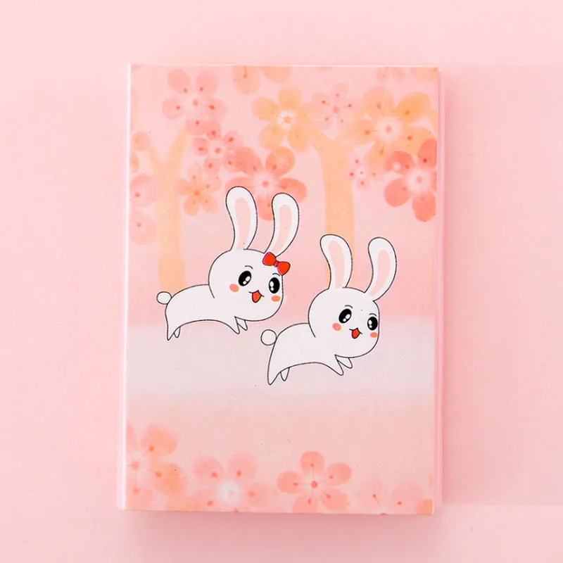 1 упаковка розовый Kawaii bunny sticky notes N times sticky notes кролик Memo креативный блокнот школьные принадлежности подарки для детей