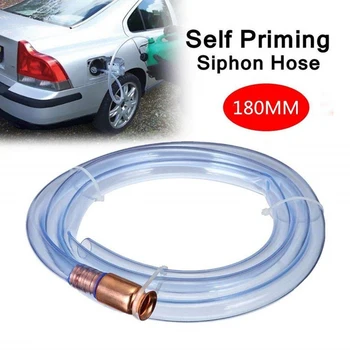 

180mm Self Priming Hose Accessories Gas Fuel PVC Practical Easy Clean Home Brew Anti Static Manual Tool Siphon Tube Safety Pipe