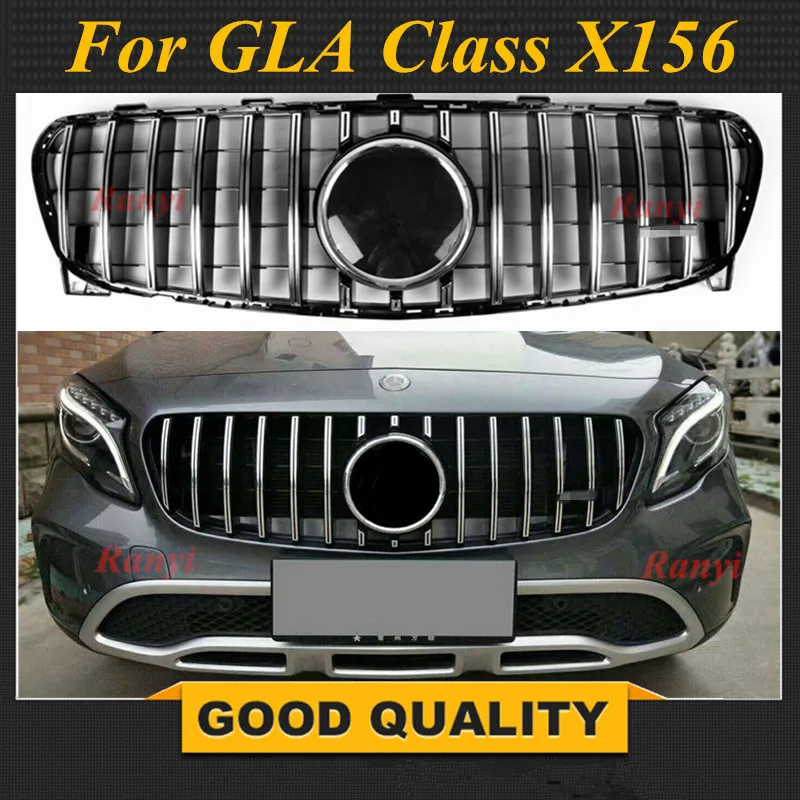 Автомобильная передняя решетка подходит для нового Mecedes GLA X156 Class Facelift GLA200 GLA250 GLA260