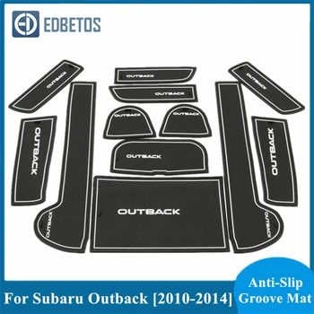 

For Subaru Outback 2010 2011 2012 2013 2014 Gate Slot Coaster Mat For Subaru Outback Anti-Slip Dirty Door Groove Mat Outback