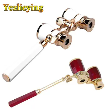 

3X25 Binocular Telescope Opera Glasses Coated Theater/Opera Glass Lady Glass Handle Telescopio