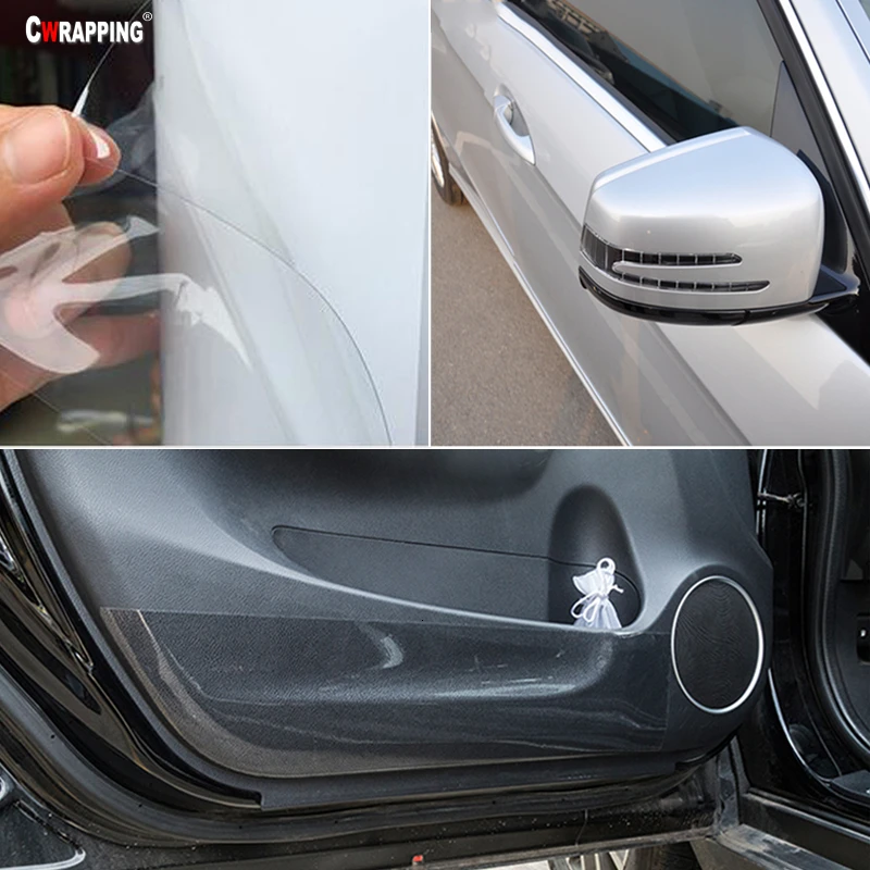 

Rhino Skin Protective Vinyl Film Protection Sticker Anti Scratch Clear Transparence Film For Auto Car Bumper Hood Paint Decal