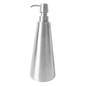 

Stainless Steel Pump Dispenser Soap Lotion Bottle Bathroom Container Marketplace Hotel Restaurant