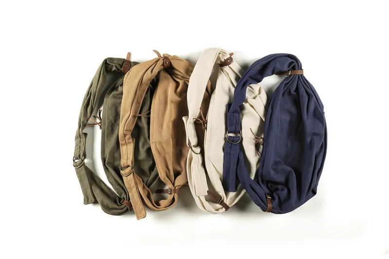 

Canvas KAPITAL Crossbody Bag Men Women Canvas Shoulder Bag KAPITAL Chest Bag