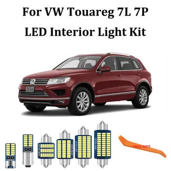 

100% White Error Free Canbus LED interior Dome Map Trunk Glove lights Kit For VW Volkswagen Touareg 7L 7P(2003-2018)