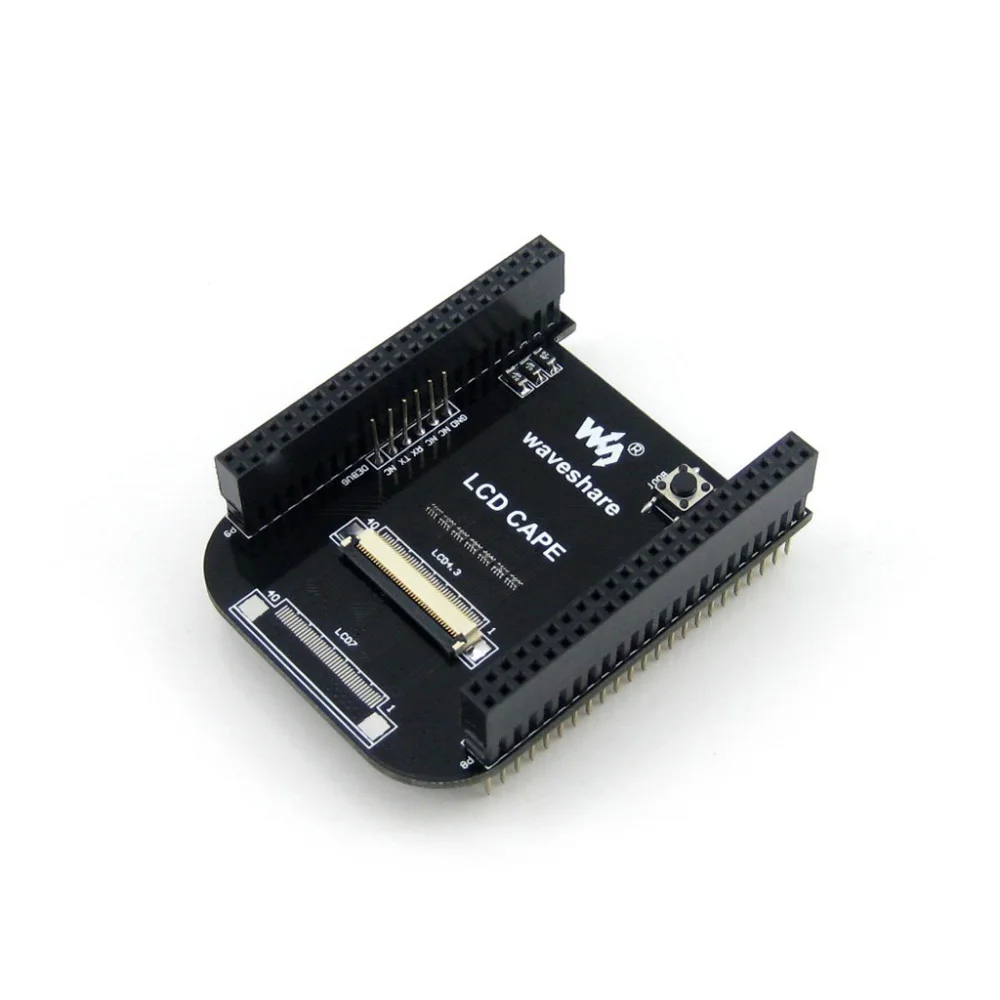 ShenzhenMaker Waveshare LCD CAPE (4 3 дюйма) черная Расширительная накидка с поддержкой 4 дюймовых