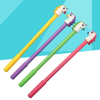 

10Pcs Unicorn Gel Ink Pen Creative Stationery Office School Supplies Students Children Gift (Random Color)