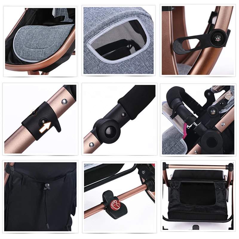 4 wheels hot sale baby stroller factory directly wholesale baby products of all types