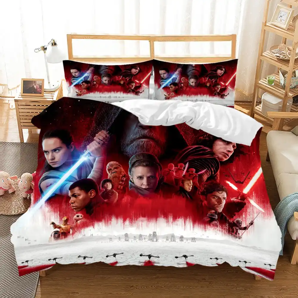 Star Wars Bedding Set Figure Collection Printing Soft Bedroom