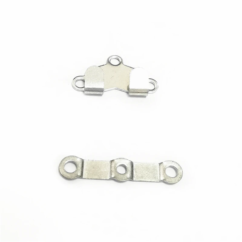 Два ряда крюк и бар для брюк двойные крючки латунный материал покрытие для металлических цветов антикоррозийный крюк для брюк и глаз
