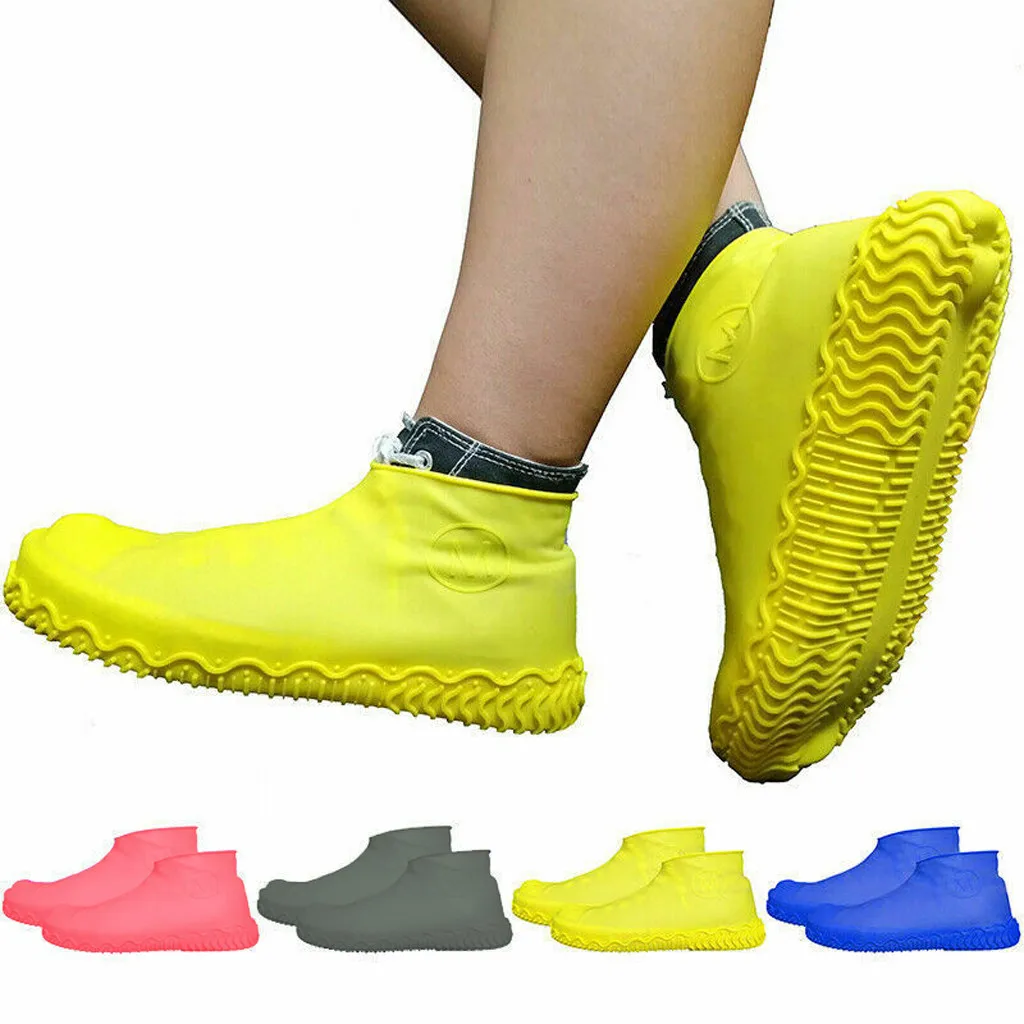 

Hot Anti-slip Reusable Latex Shoe Covers Waterproof Rain Boot Overshoes Shoes Slip-resistant Rubber Rain Boot Overshoes Covers