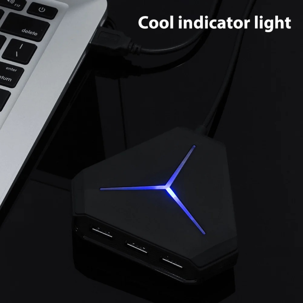 6 портов USB 2,0 концентратор Высокоскоростной разветвитель TF безопасный цифровой кардридер для ноутбука