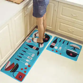 

Long Kitchen Mat Bath Carpet Door Mat Home Entrance Doormat Tapete Absorbent Bedroom Living Room Floor Mats Modern Kitchen Rug
