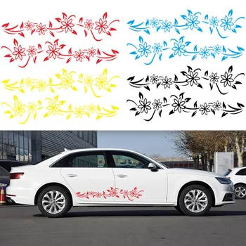 

Cover Car Sticker Anti Scratch Vine Decals Decoration Accessories Exterior 1pc Both Side