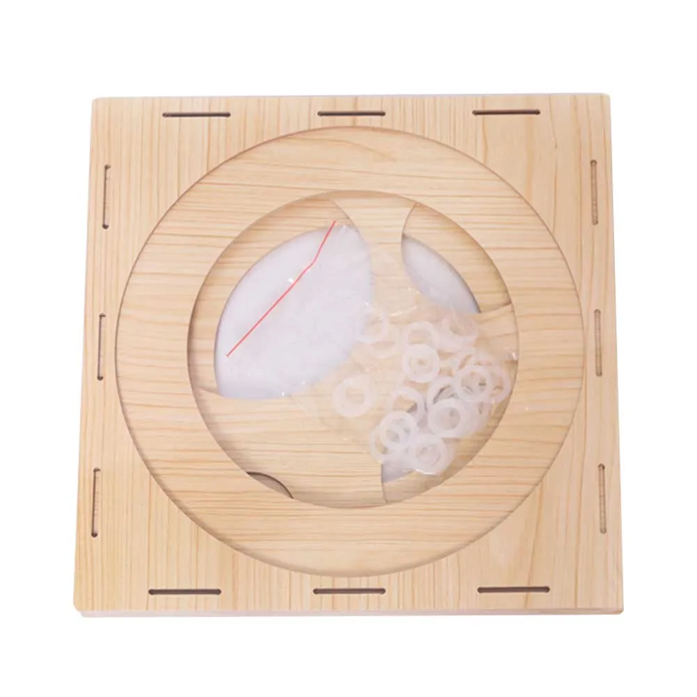 9 отверстий украшение игрушка инструмент день рождения DIY Свадьба деревянный прочный шар в форме арки Sizer Box вечерние и практичные измерения