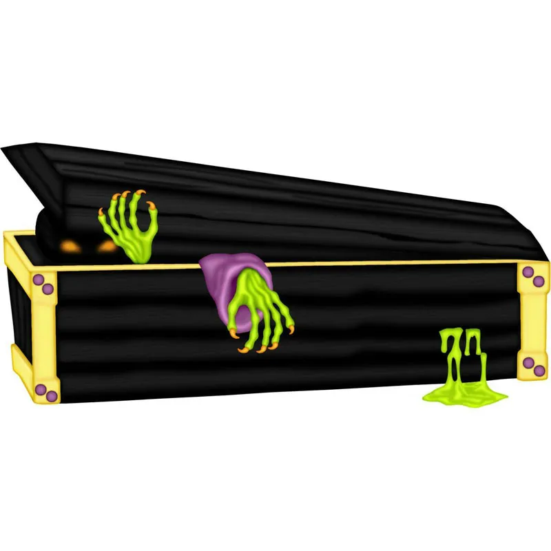 

Halloween Spooky Kid Horror Coffin ZOMBIE Car Stickers and Decals Bumper Window Laptop Bodywork Windshield Accessories KK17*8cm