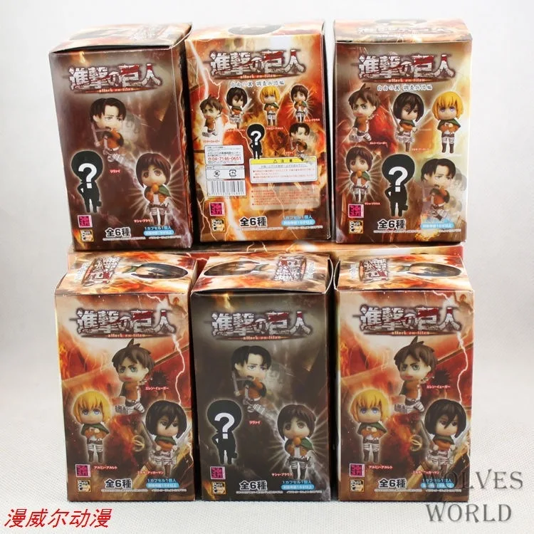 

Diffuse Will Anime 6-Cute Attack on Titan Sanli Heichou Boxed Garage Kit Doll