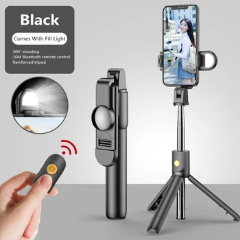 

3 In 1 Wireless Bluetooth Selfie Stick Extendable Handheld Monopod Foldable Mini Tripod With Shutter Remote For All Cell Phone