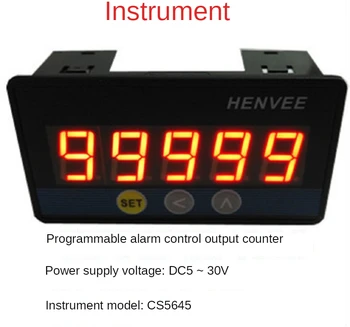 

LED Counter 5-digit LED Counter Digital Display Punch Counter Pipeline Counter Programmable alarm control output counter meter