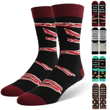 Модные носки для взрослых; удобные дышащие носки средней длины с принтом; зимние женские и мужские носки; XRQ88