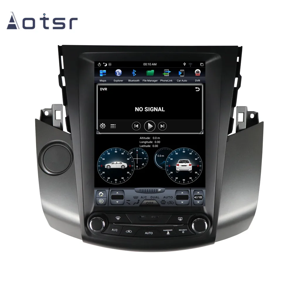 AOTSR 10,4 дюймов Android 2003 стиль Tesla HD вертикальный экран Автомобильный gps навигатор для Toyota RAV4 2012-мультимедийный плеер