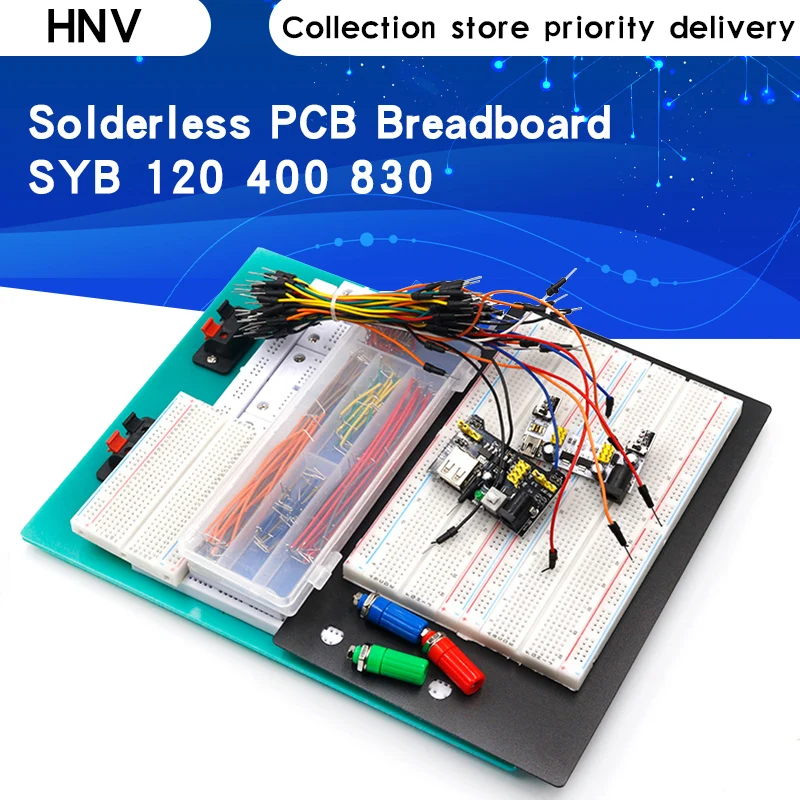 400/830 MB102 Point Breadboard 1660 Power Supply Module Jump Wire For Arduino 