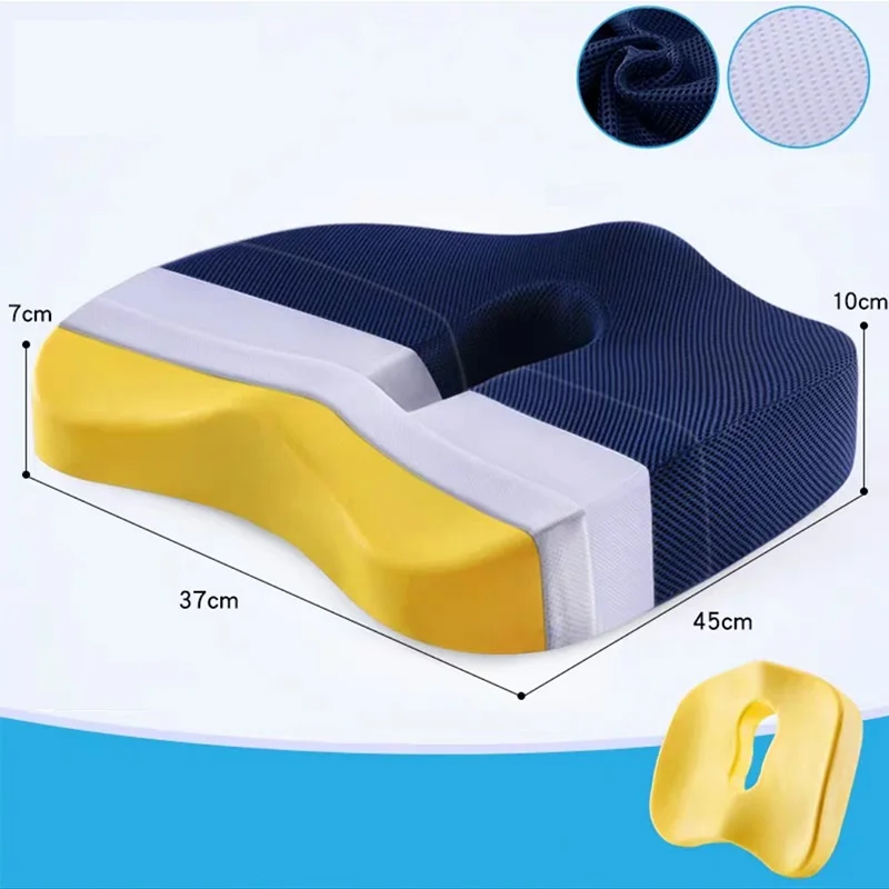 3D сетка Женская фижмы подушка для копчика анти-давление Подушка для стула пены памяти подушка авто сиденье офисное кресло беременных