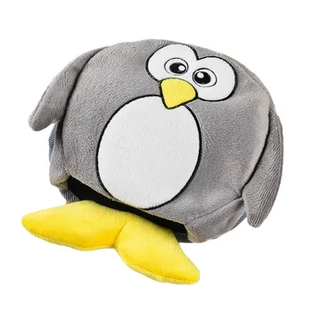 

OMESHIN Cartoon heated hand warmer mouse pad with wristband and USB heater 24*24cm soft plush fabric computer laptop desktop