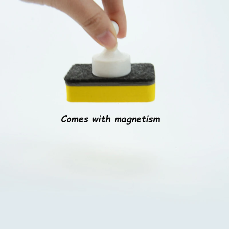 EVA Felt Eraser 7*4 with Magnetic Blackboard Whiteboard Eraser Printed Writing Board Color Small Square