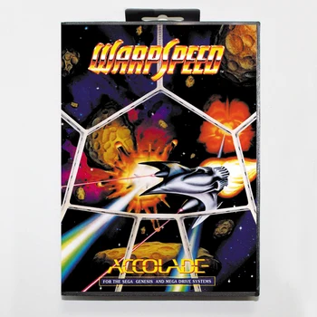 

Warp Speed with Retail Box 16bit MD Game Card For Sega Mega Drive/ Genesis