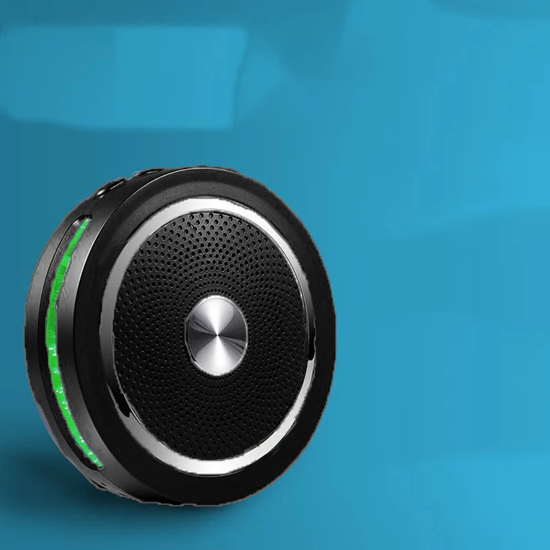 Аудио Bluetooth динамик мобильный телефон высокая громкость hifi Качество звука домашний открытый беспроводной семь цветов светодиодный светильник динамик CC090 - Цвет: black