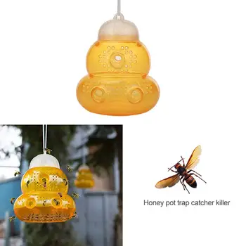 

Wasp Trap Kill Pest Insect Fruit Fly Killer Traps Reject Hornet Catcher Hanging Tree Garden Killing Bee Trapper Bee Tools